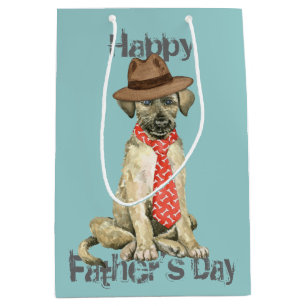 Irish Wolfhound Dad Medium Gift Bag
