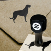 Irish Wolfhound Dog Breed Silhouette