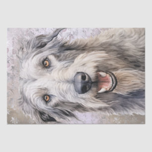 Irish Wolfhound Dog Tissue Paper
