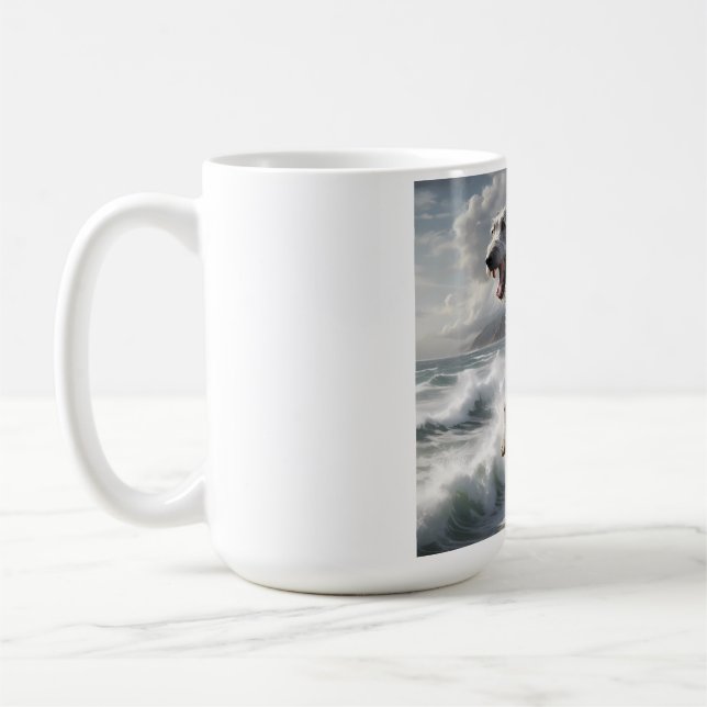 Irish Wolfhound Elegant Breed Coffee Mug (Left)