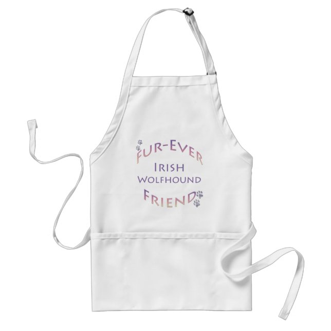 Irish Wolfhound Furever Standard Apron (Front)