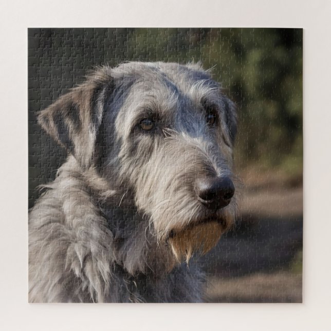 Irish Wolfhound I Am Not Amused, Jigsaw Puzzle (Vertical)