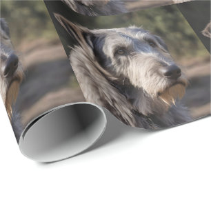 Irish Wolfhound I Am Not Amused, Wrapping Paper