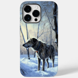 Irish Wolfhound  Let It Snow Christmas Case-Mate iPhone 14 Pro Max Case