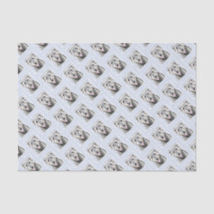 Irish Wolfhound Painting - Cute Original Dog Art Tissue Paper