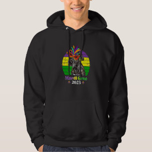 Irish Wolfhound Party Dog Mardi Gras 2023 Hoodie