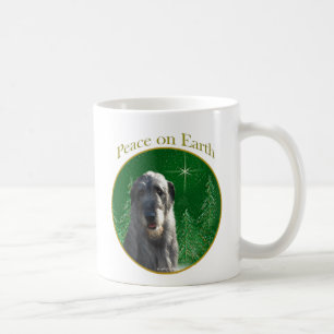 Irish Wolfhound Peace Coffee Mug