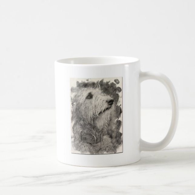Irish Wolfhound perfect pose Coffee Mug (Right)