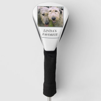 Irish Wolfhound Personalised Golf Head Cover