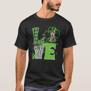 Irish Wolfhound Shamrock Lucky Clover Irish St Pat T-Shirt