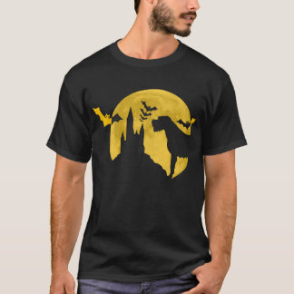 Irish Wolfhound Spooky Horror Bat Halloween Dog T-Shirt