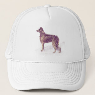 Irish Wolfhound vintage illustration Trucker Hat