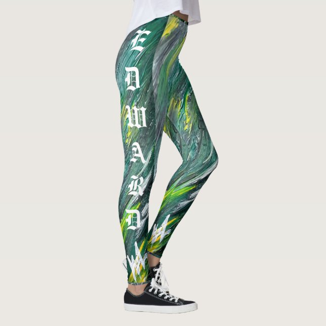 Irish Yard W/ Names Signature leggings (Right)