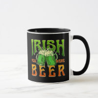 IRISH YOU WERE BEER FUNNY DRINKING IRELAND