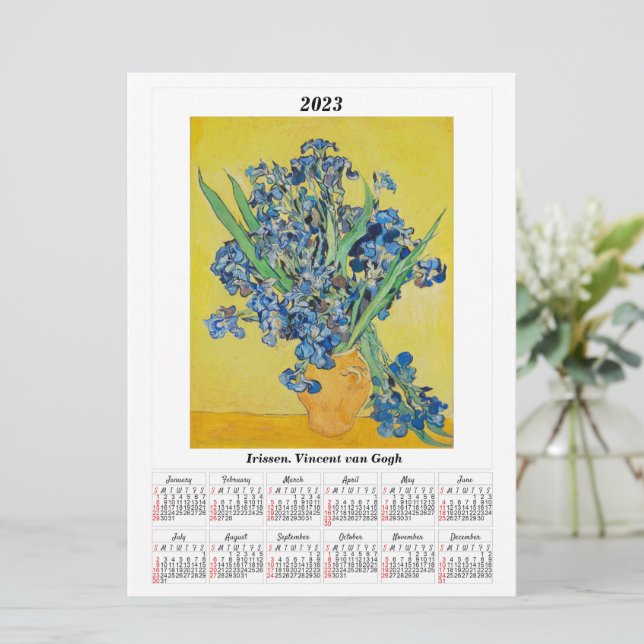 Irissen Calendar for 2023 Vincent van Gogh (Standing Front)