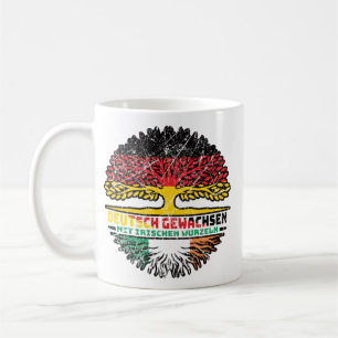 Irland Irisch Deutsch Deutschland Baum Wurzel Coffee Mug