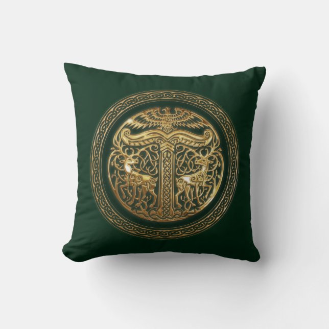 Irminsul Asatru Motif Cushion (Front)