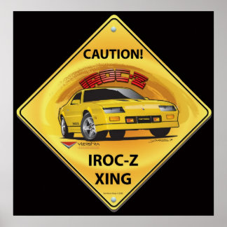 IROC84-2Black Poster