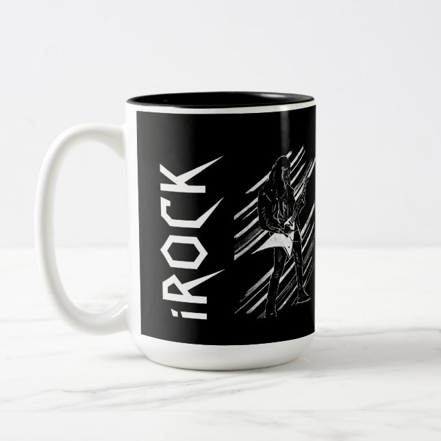 iROCK Two-Tone Coffee Mug (Left)