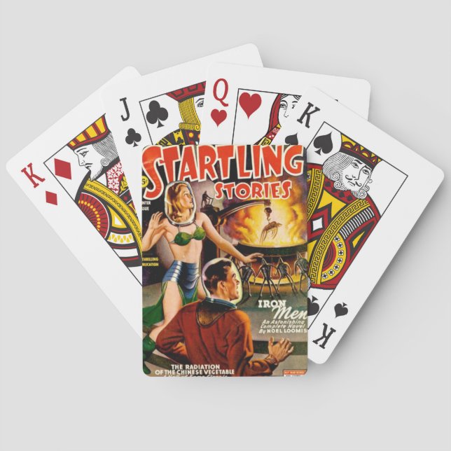 Iron Aliens Playing Cards (Back)