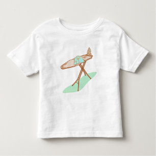 Iron and ironing board household chores toddler T-Shirt