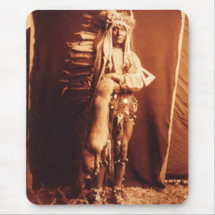 Iron Breast , a Piegan Native American Indian Mouse Pad