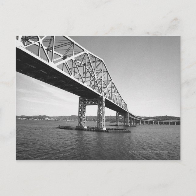 Iron bridge B&W Postcard (Front)