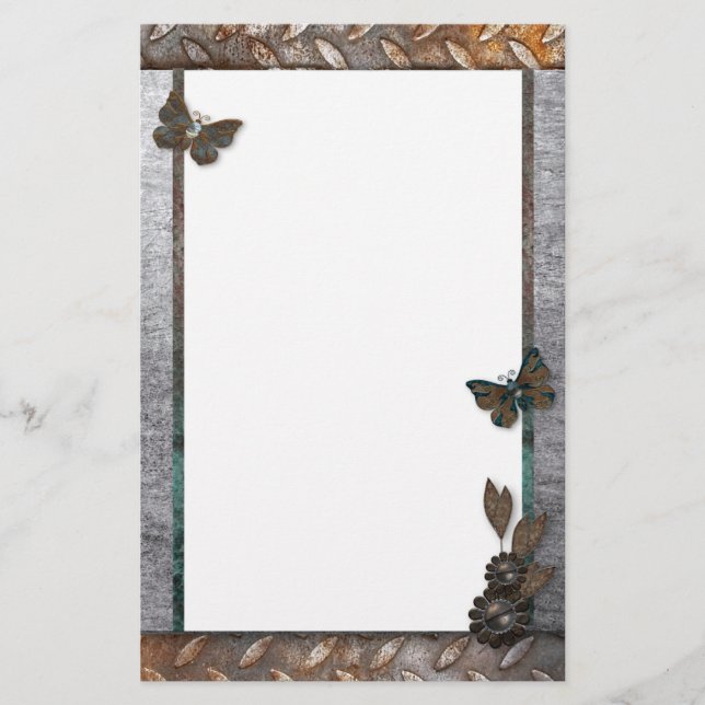 Iron Butterfly Garden Stationery (Front)