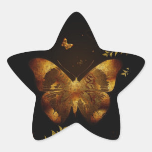 Iron Butterfly Star Sticker