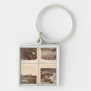 Iron clads, Engine Hero, rebel lines, buildings Key Ring