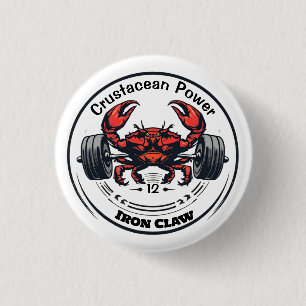 Iron Claw 3 Cm Round Badge