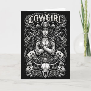 Iron Cowgirl Holiday Card