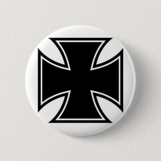 Iron Cross 6 Cm Round Badge