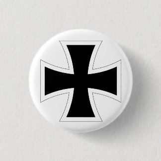 Iron Cross Round Button