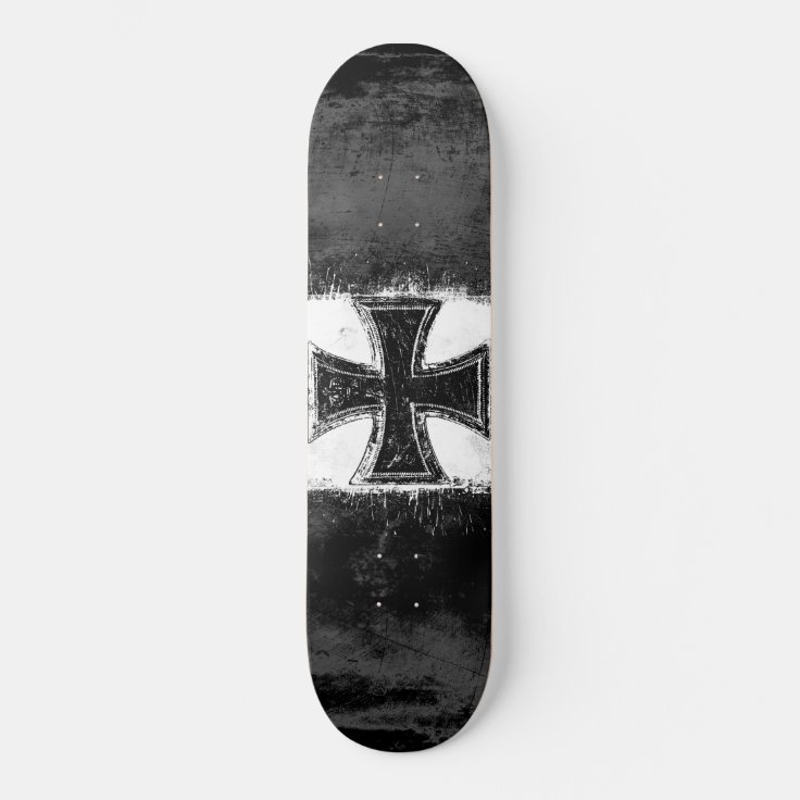 Iron Cross Skateboard Zazzle
