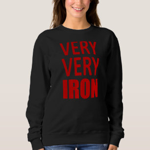 IRON DADDY TRIATHLON DAD SUPPORT FATHER WOMAN WOME SWEATSHIRT