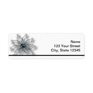 Iron Daisy Return Address Label