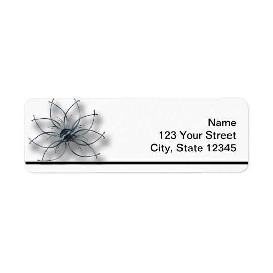 Iron Daisy Return Address Label