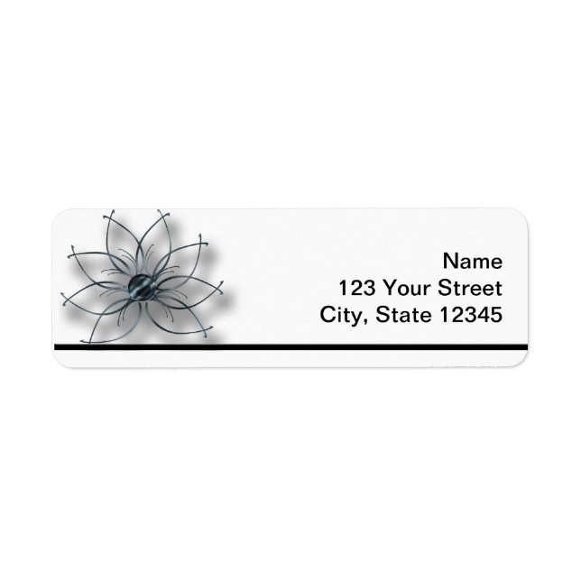 Iron Daisy Return Address Label (Front)