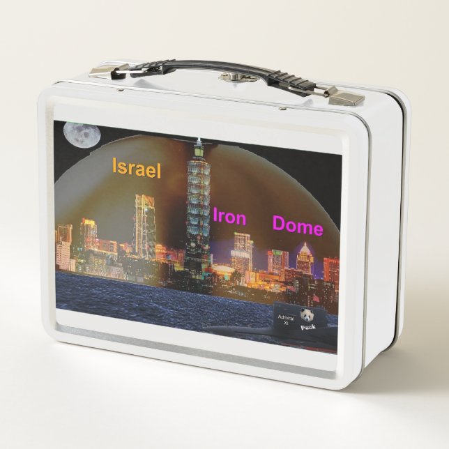Iron Dome Metal Lunch Box (Back)