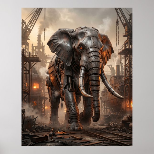 Iron Elephant Forge Poster (Front)