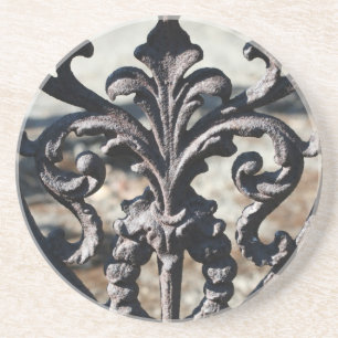 Iron Fleur De Lis Coaster