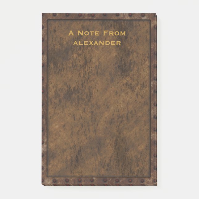 Iron Framed Effect Post-it Notes (Front)