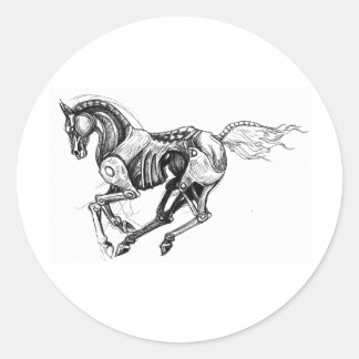 Iron Horse Classic Round Sticker