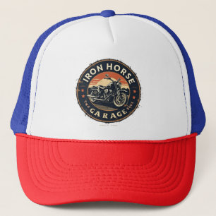 Iron Horse Garage Trucker Hat