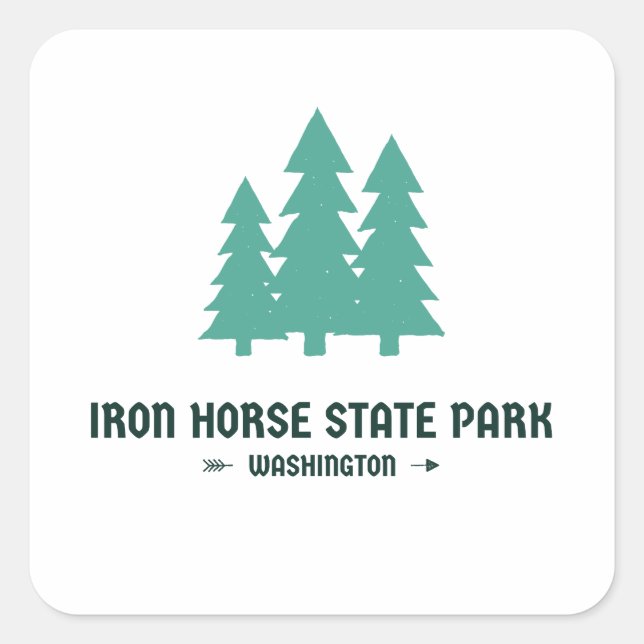 Iron Horse State Park - Washington Square Sticker (Front)