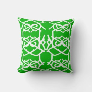 Iron Lace I Decorator Pillow in Green