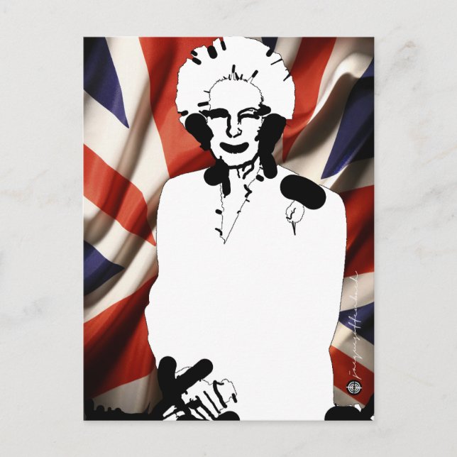 Iron Lady - Margaret Thatcher Postcard (Front)