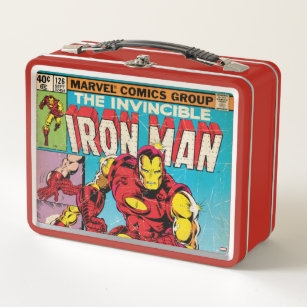 Iron Man Comic #126 Metal Lunch Box