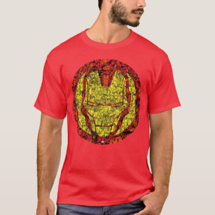 Iron Man Comic Patterned Icon T-Shirt